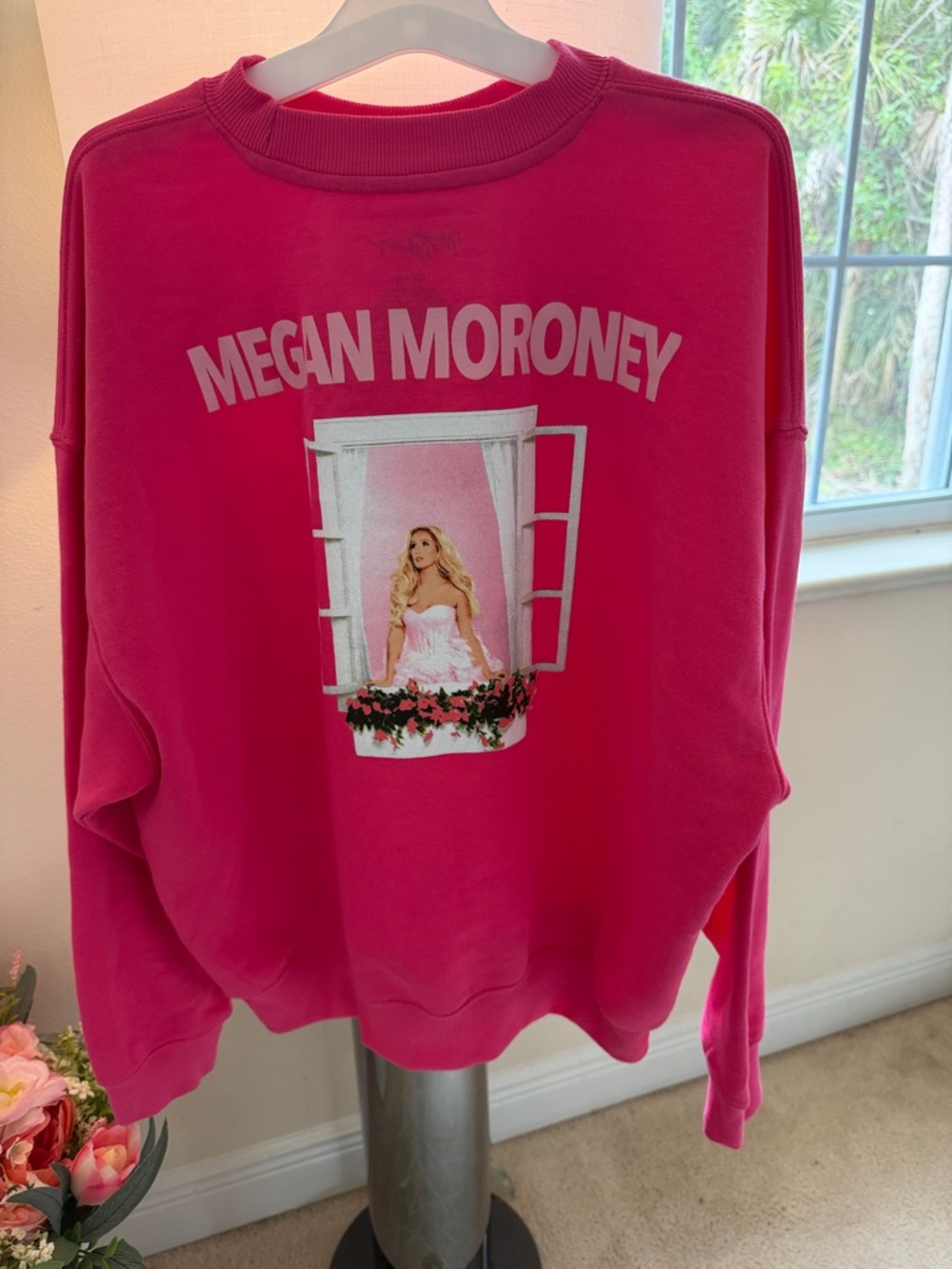 Megan Moroney Hot Pink Graphic Teddy Jacket